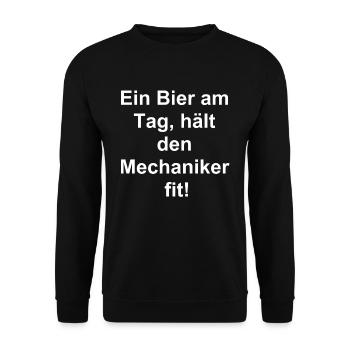 Beer Lover Gift - Unisex Sweatshirt - black - Front - Alina (178cm) & Michal (187cm)