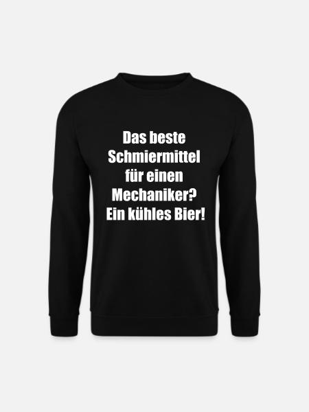 Bière et clé à molette - Sweat-shirt Unisexe - noir