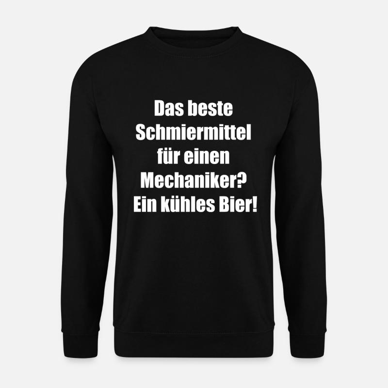 Bière et clé à molette - Sweat-shirt Unisexe - noir
