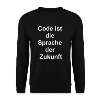 Informatiker Geschenk - Unisex Pullover - Schwarz - Vorne - Alina (178cm) & Michal (187cm)