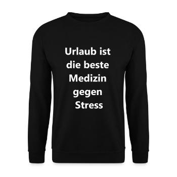 Summer Vacation Gift - Unisex Sweatshirt - black - Front - Alina (178cm) & Michal (187cm)
