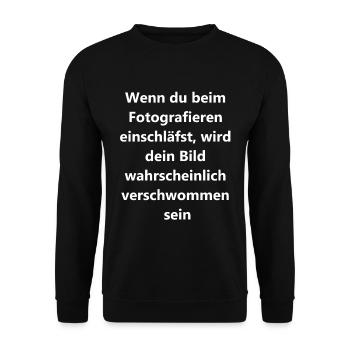 Blurred Memories Gift - Unisex Sweatshirt - black - Front - Alina (178cm) & Michal (187cm)