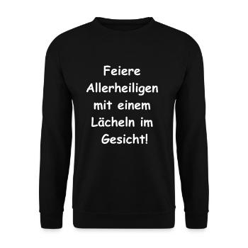 Holy Fun Gift - Unisex Sweatshirt - black - Front - Alina (178cm) & Michal (187cm)