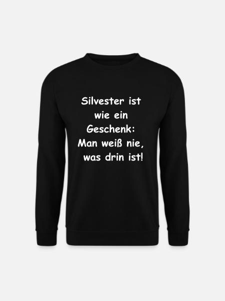 Silvester-Geschenke - Unisex Pullover - Schwarz