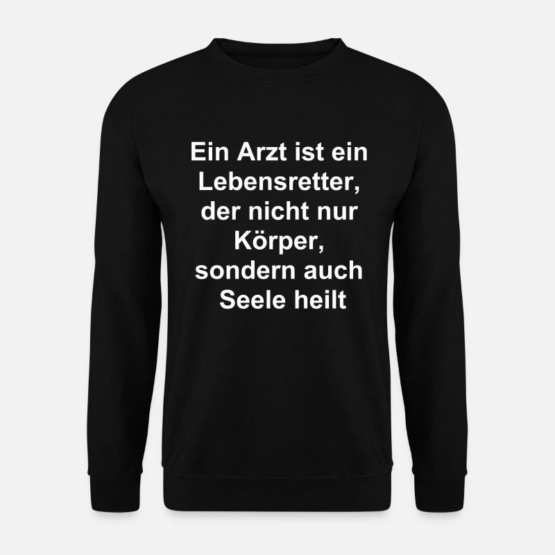 Cadeau de médecin - Sweat-shirt Unisexe - noir