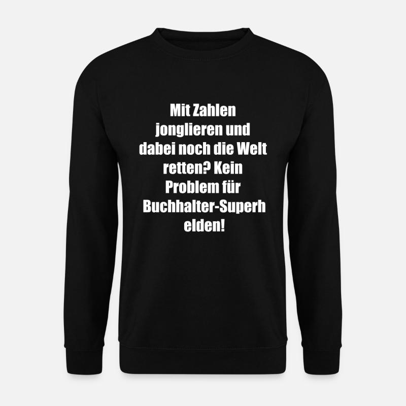 Accountant Superhero Gift - Unisex Sweatshirt - black