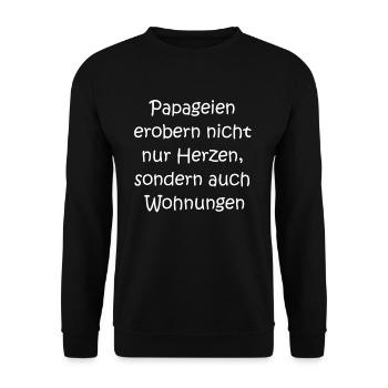 Apartment Decoration Gift - Unisex Sweatshirt - black - Front - Alina (178cm) & Michal (187cm)