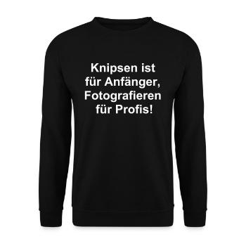 Camera Mug Gift - Unisex Sweatshirt - black - Front - Alina (178cm) & Michal (187cm)