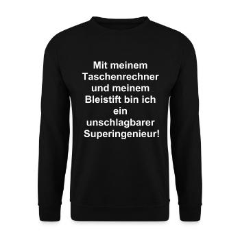 Le combo ultime du succès des super-héros - Sweat-shirt Unisexe - noir - Devant - Alina (178cm) & Michal (187cm)