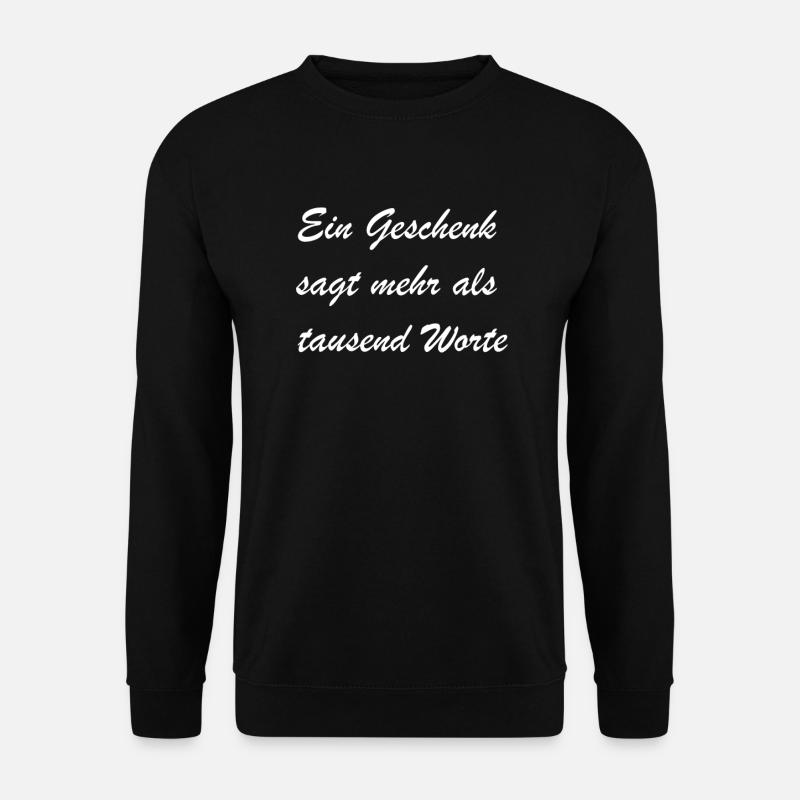 Personalisiertes Geschenk - Unisex Pullover - Schwarz