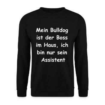 Cadeau personnalisé pour les parents de chiens - Sweat-shirt Unisexe - noir - Devant - Alina (178cm) & Michal (187cm)