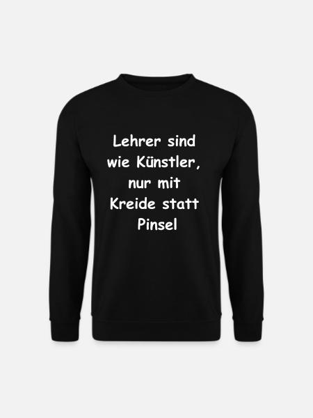 Lehrer-Leidenschaft Geschenk - Unisex Pullover - Schwarz