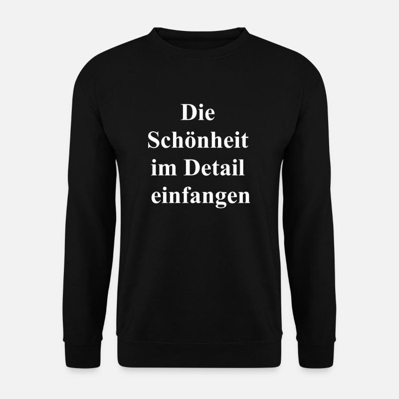 Wandbild Geschenkset - Unisex Pullover - Schwarz