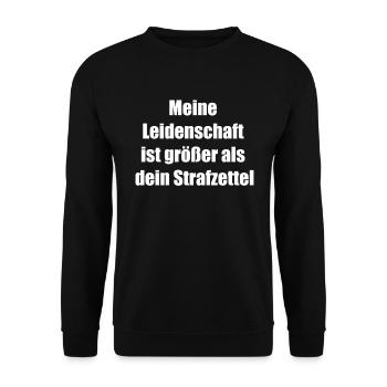 Cadeau de policier drôle - Sweat-shirt Unisexe - noir - Devant - Alina (178cm) & Michal (187cm)