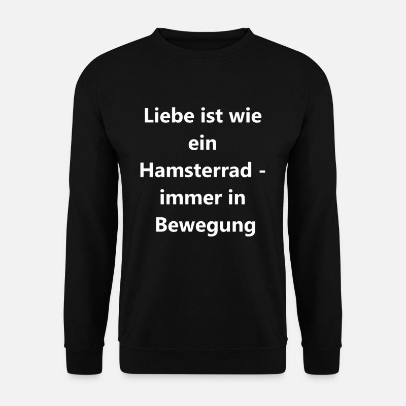 Funny hamster gift - Unisex Sweatshirt - black