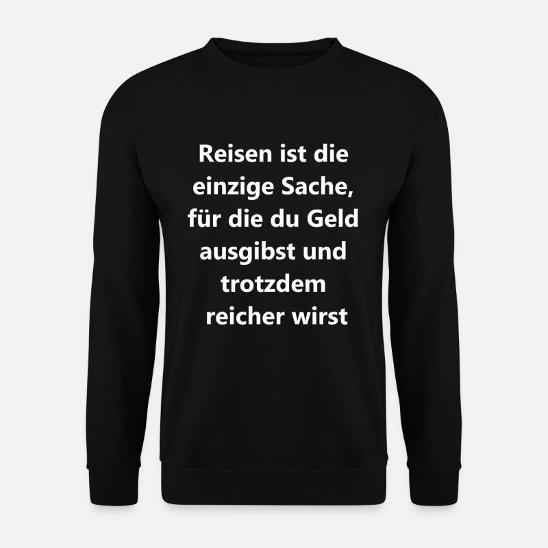 Reise Geschenk - Unisex Pullover - Schwarz