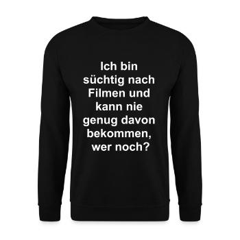 Le cadeau pour tous les cinéphiles - Sweat-shirt Unisexe - noir - Devant - Alina (178cm) & Michal (187cm)