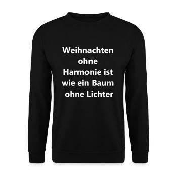 Cadeaux personnalisés pour vos proches - Sweat-shirt Unisexe - noir - Devant - Alina (178cm) & Michal (187cm)