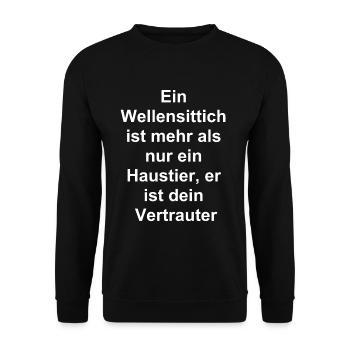 Cadeau personnalisé pour les amoureux des animaux - Sweat-shirt Unisexe - noir - Devant - Alina (178cm) & Michal (187cm)