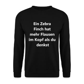 Magical gift for animal lovers - Unisex Sweatshirt - black - Front - Alina (178cm) & Michal (187cm)