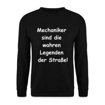 Legendary Gift - Unisex Sweatshirt - black - Front - Alina (178cm) & Michal (187cm)