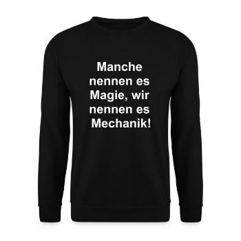Zauberhaftes Geschenk - Unisex Pullover - Schwarz - Vorne - Alina (178cm) & Michal (187cm)