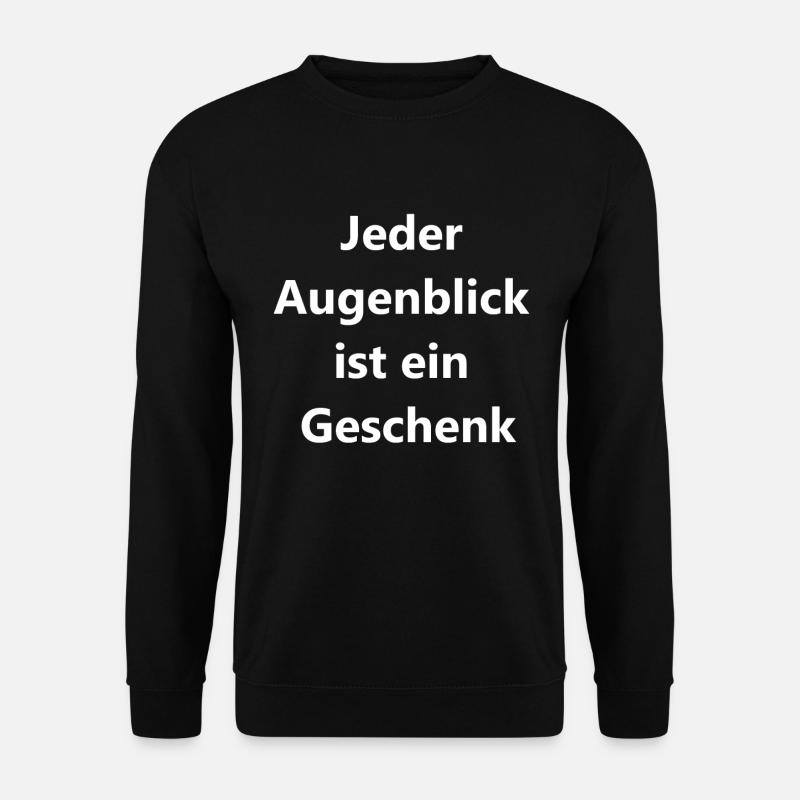 Zeitlose Erinnerungen Geschenk - Unisex Pullover - Schwarz