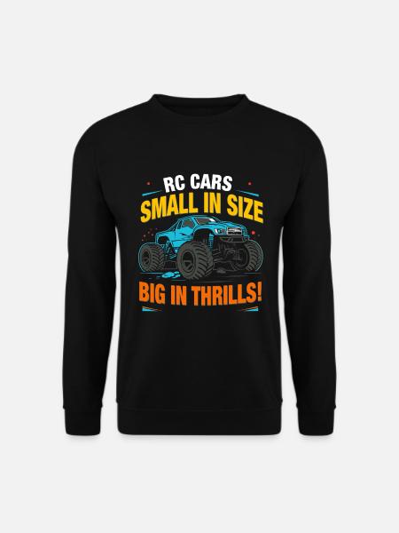 RC-Cars: Klein in der Größe, groß im Nervenkitzel! - Unisex Pullover - Schwarz