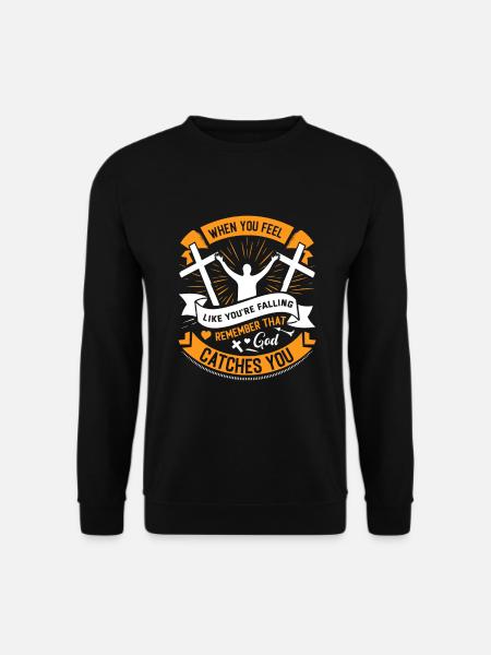 Wenn du das Gefühl hast, dass du fällst, denke daran, dass G - Unisex Pullover - Schwarz