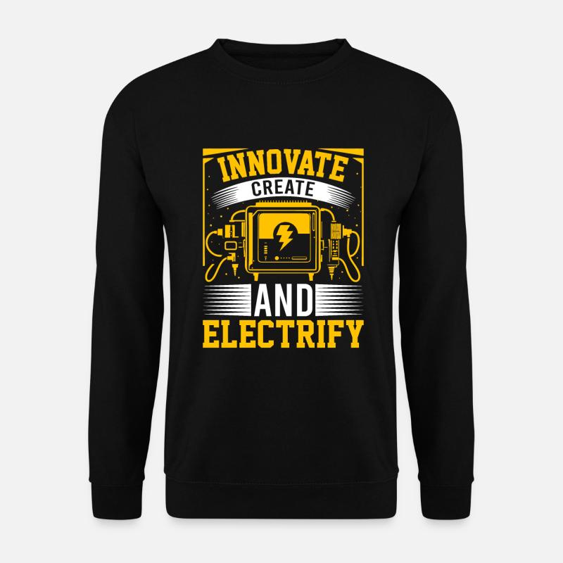 Innovate, create, and electrify! - Unisex Sweatshirt - black