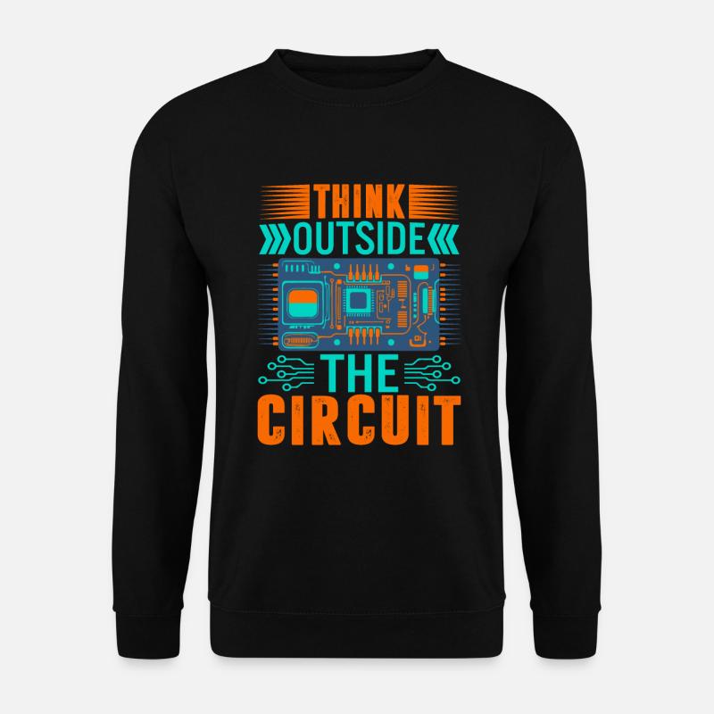 Think outside the circuit. - Unisex Sweatshirt - black