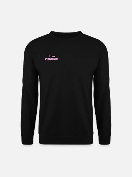 statement txt pink - Unisex Sweatshirt - black
