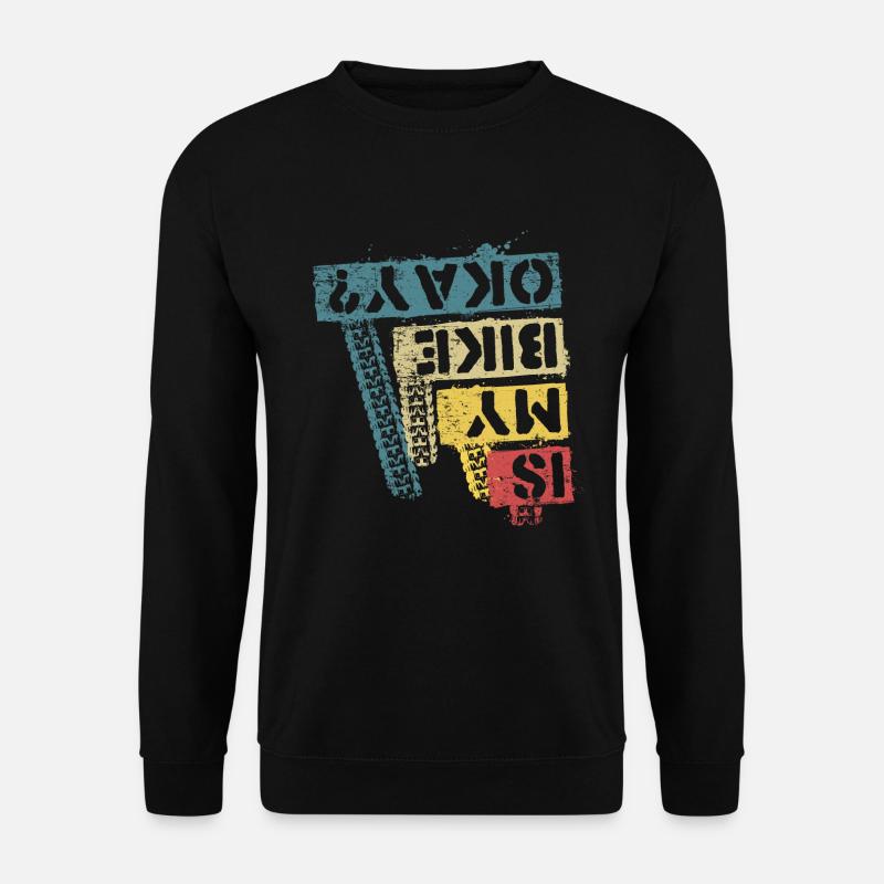 Downhill MTB Bike Biker Gift - Unisex Sweatshirt - black