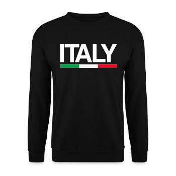 Italy Europe Flag 2021 Jersey - Unisex Sweatshirt - black - Front - Alina (178cm) & Michal (187cm)