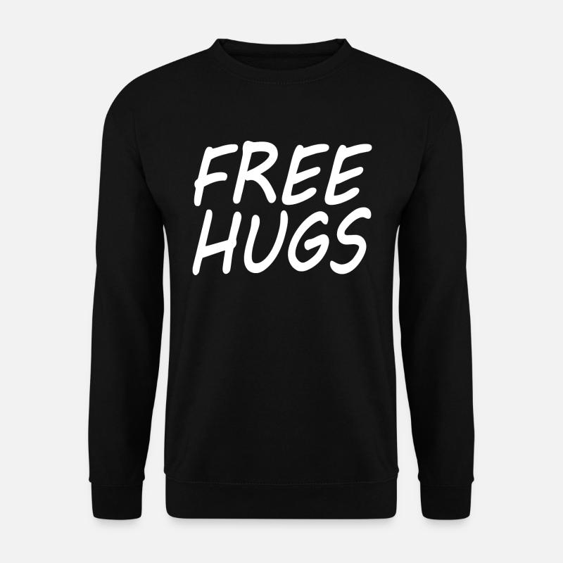 Free hugs - Unisex Pullover - Schwarz