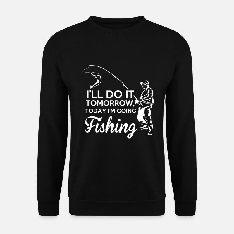 pêche - Sweat-shirt Unisexe - noir