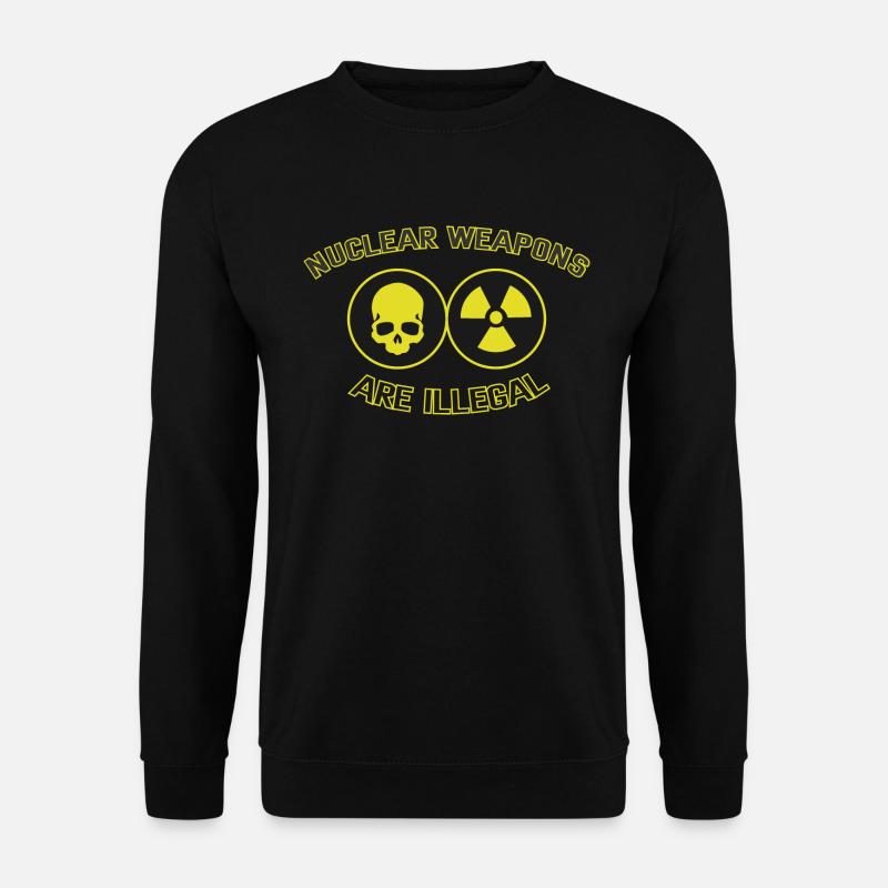 Nuclear Weapons Are Illegal - Unisex Sweatshirt - black