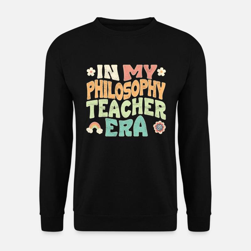 in my philosophy teacher era hell - Unisex Pullover - Schwarz
