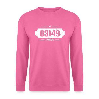 03149 Forst Lausitz T-Shirt & Geschenke - Unisex Pullover - Pink - Vorne