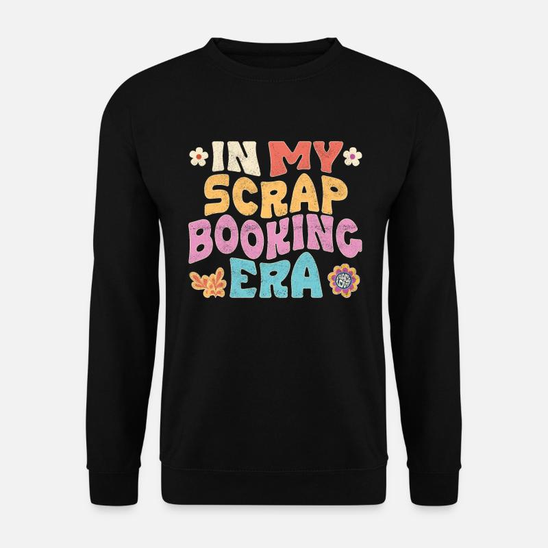 À l’époque du scrapbooking - Sweat-shirt Unisexe - noir