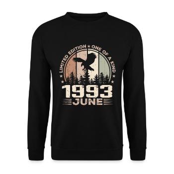 Incomparable since June 1993, 31st Anniversary - Unisex Sweatshirt - black - Front - Alina (178cm) & Michal (187cm)
