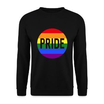 Fierté gaie gay lesbienne lgbt chemise - Sweat-shirt Unisexe - noir - Devant - Alina (178cm) & Michal (187cm)