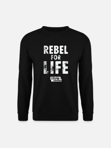 extinction rebellion juste rebel - Sweat-shirt Unisexe - noir