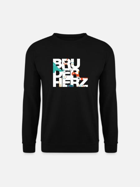 Bruderherz Bester Bruder der Welt Geschenkidee - Unisex Pullover - Schwarz