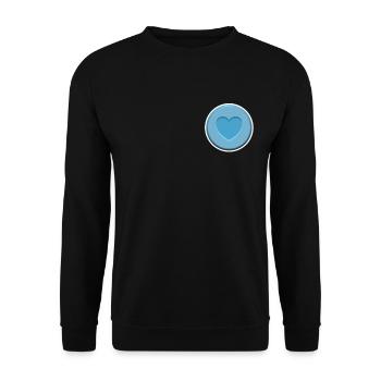 Pille Ecstasy MDMA XTC Ballern Feiern Techno Druff - Unisex Pullover - Schwarz - Vorne - Alina (178cm) & Michal (187cm)
