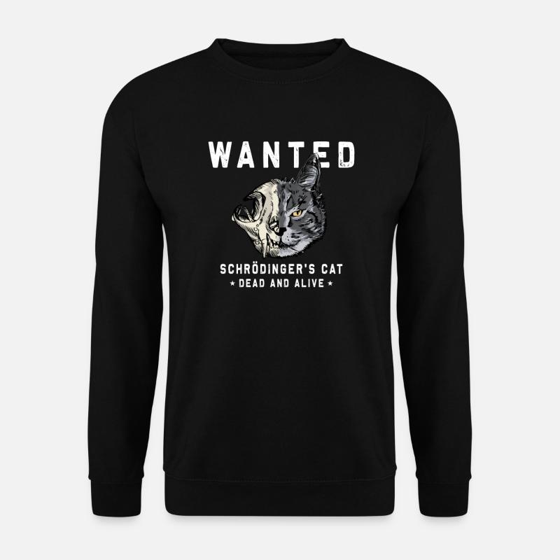 Physique des chats de Schrödinger Les geeks des chats de Schrödinger - Sweat-shirt Unisexe - noir
