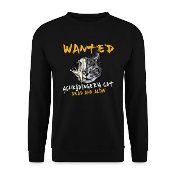 Physique des chats de Schrödinger Les geeks des chats de Schrödinger - Sweat-shirt Unisexe - noir - Devant - Alina (178cm) & Michal (187cm)