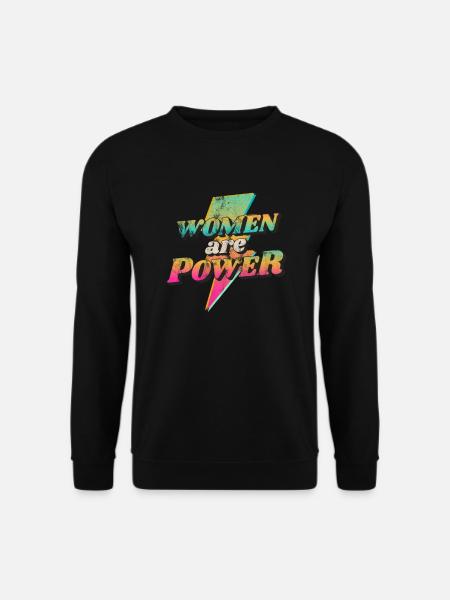 Women will rise - Frauenpower - Gleichberechtigung - Unisex Pullover - Schwarz