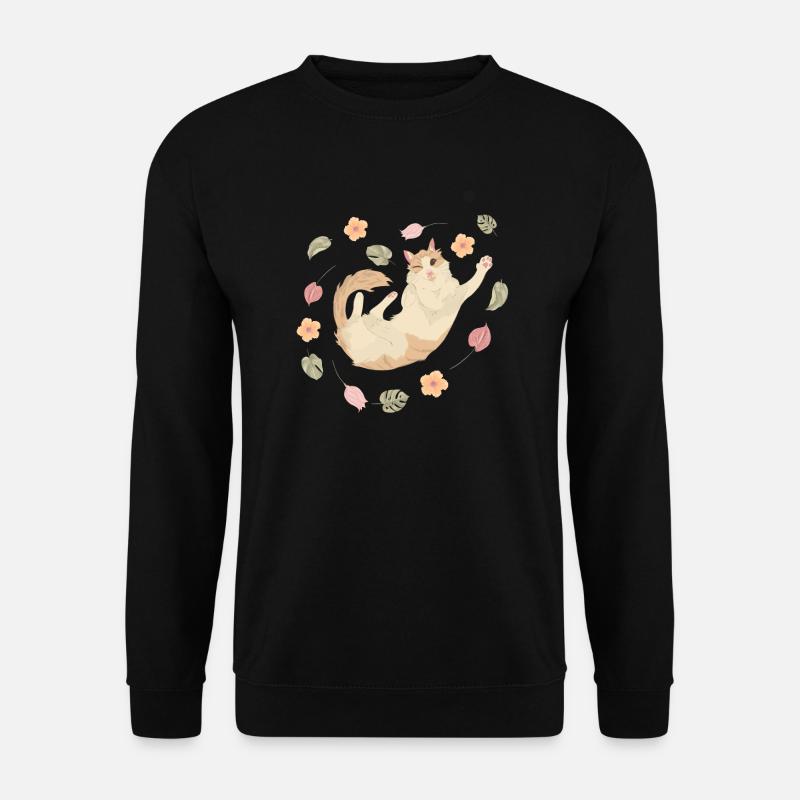 Katze - Unisex Pullover - Schwarz