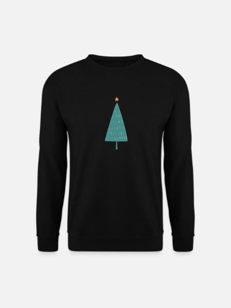 Christmas tree, Leopard Christmas Trees, Winter - Unisex Sweatshirt - black
